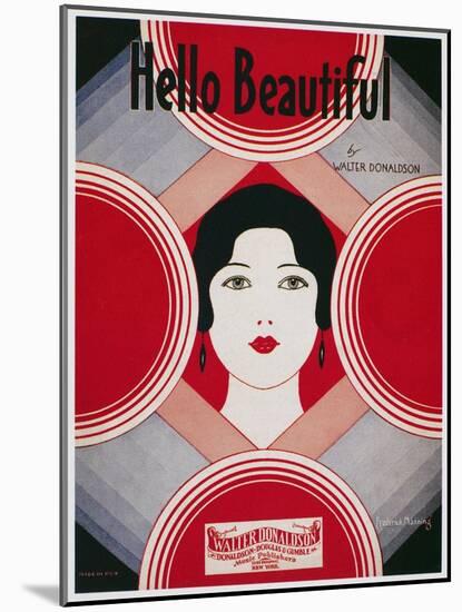 Sheet Music Cover, 1931-null-Mounted Giclee Print