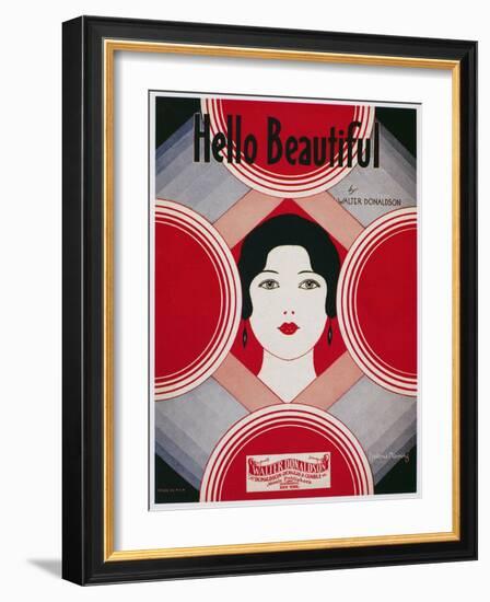 Sheet Music Cover, 1931-null-Framed Giclee Print