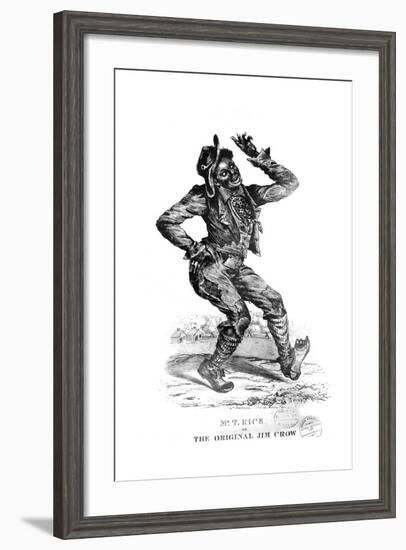 Sheet Music Cover for 'The Original Jim Crow', Written by Thomas Dartmouth 'Daddy' Rice-null-Framed Giclee Print