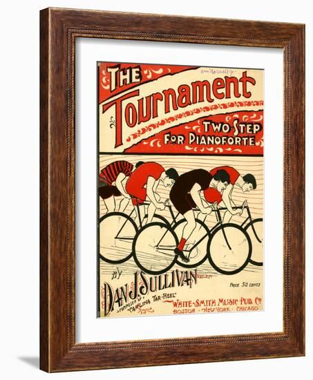 Sheet Music Covers: “The Tournament” Composed by Dan J. Sullivan, 1899-null-Framed Art Print