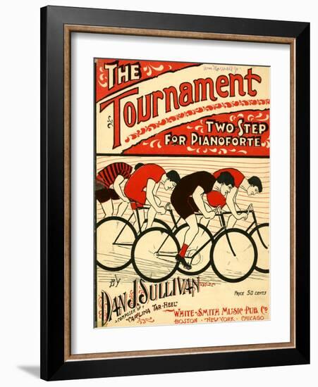 Sheet Music Covers: “The Tournament” Composed by Dan J. Sullivan, 1899-null-Framed Art Print