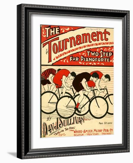 Sheet Music Covers: “The Tournament” Composed by Dan J. Sullivan, 1899-null-Framed Art Print