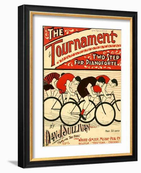 Sheet Music Covers: “The Tournament” Composed by Dan J. Sullivan, 1899-null-Framed Art Print