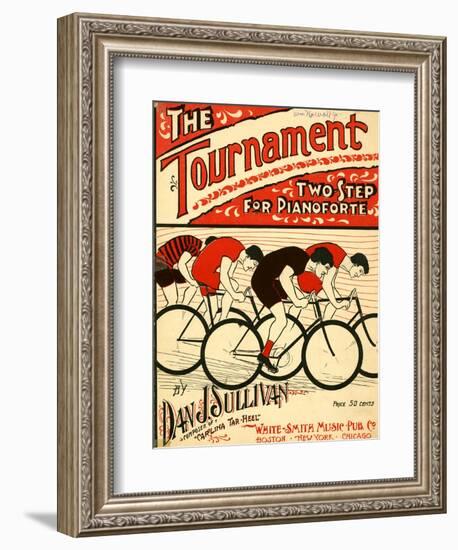 Sheet Music Covers: “The Tournament” Composed by Dan J. Sullivan, 1899-null-Framed Art Print