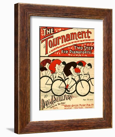 Sheet Music Covers: “The Tournament” Composed by Dan J. Sullivan, 1899-null-Framed Art Print