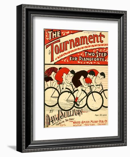Sheet Music Covers: “The Tournament” Composed by Dan J. Sullivan, 1899-null-Framed Art Print