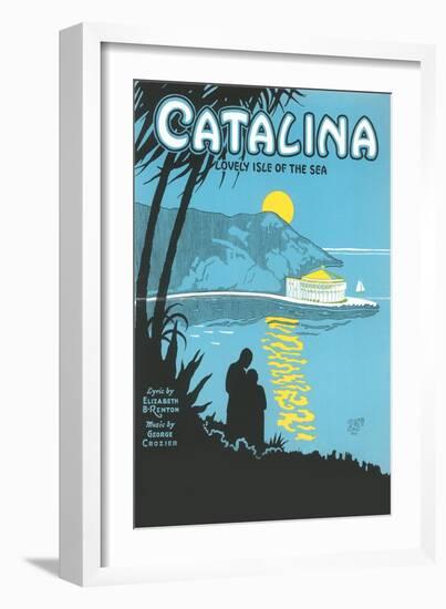 Sheet Music for Catalina-null-Framed Art Print