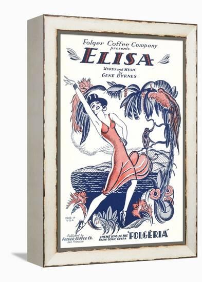 Sheet Music for Elisa-null-Framed Stretched Canvas