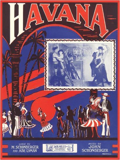 'Sheet Music for Havana Musical' Art Print | Art.com 'Sheet Music for Havana Musical' Art Print | Art.com