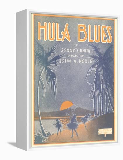 Sheet Music for Hula Blues-null-Framed Stretched Canvas