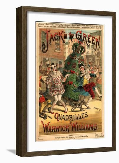 Sheet Music for 'Jack in the Green Quadrilles' by Warwick Williams-H. G. Banks-Framed Giclee Print