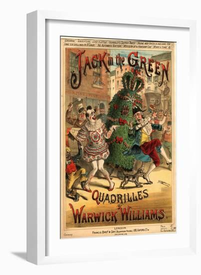 Sheet Music for 'Jack in the Green Quadrilles' by Warwick Williams-H. G. Banks-Framed Giclee Print