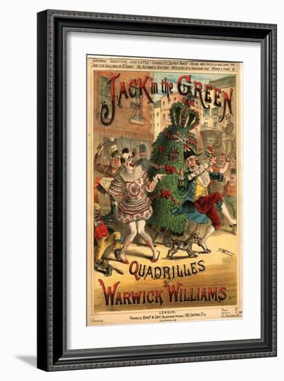 Sheet Music for 'Jack in the Green Quadrilles' by Warwick Williams-H. G. Banks-Framed Giclee Print