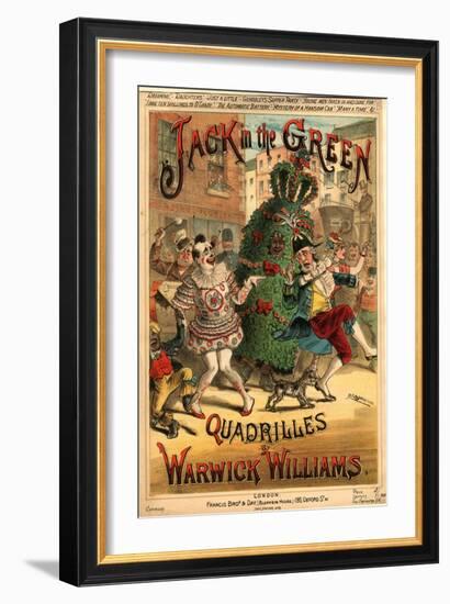 Sheet Music for 'Jack in the Green Quadrilles' by Warwick Williams-H. G. Banks-Framed Giclee Print