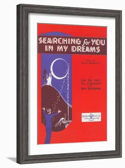 Sheet Music for Searching for You in My Dreams--Framed Giclee Print