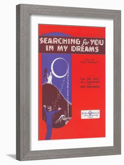 Sheet Music for Searching for You in My Dreams-null-Framed Giclee Print