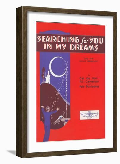 Sheet Music for Searching for You in My Dreams-null-Framed Giclee Print