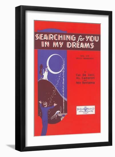 Sheet Music for Searching for You in My Dreams-null-Framed Giclee Print