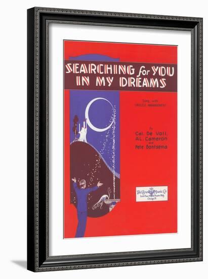 Sheet Music for Searching for You in My Dreams-null-Framed Giclee Print