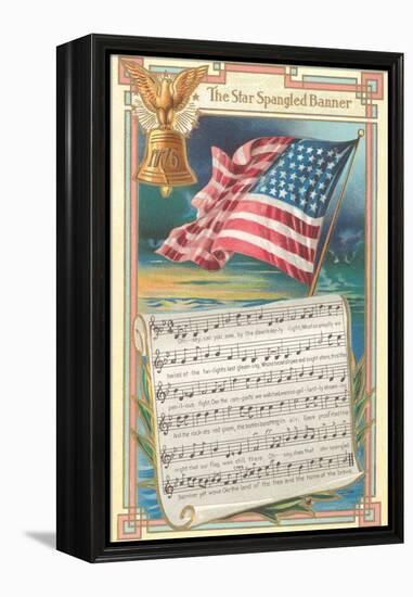 Sheet Music for the Star-Spangled Banner-null-Framed Stretched Canvas