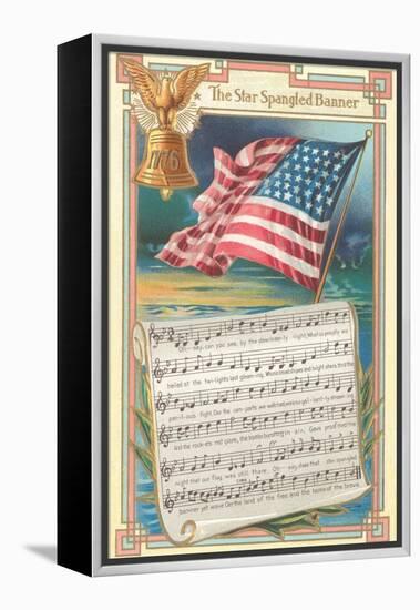 Sheet Music for the Star-Spangled Banner-null-Framed Stretched Canvas