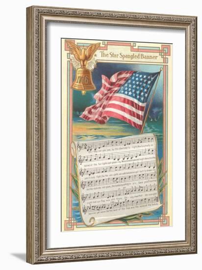 Sheet Music for the Star-Spangled Banner-null-Framed Premium Giclee Print