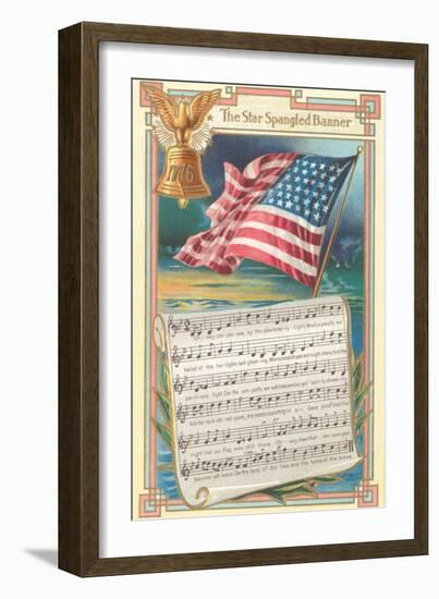 Sheet Music for the Star-Spangled Banner-null-Framed Premium Giclee Print