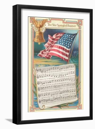 Sheet Music for the Star-Spangled Banner-null-Framed Art Print