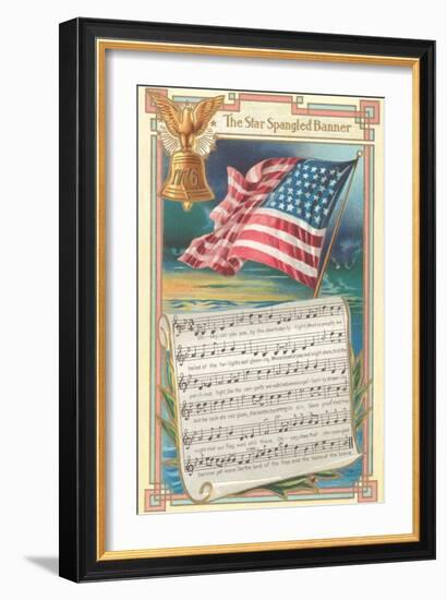 Sheet Music for the Star-Spangled Banner-null-Framed Art Print