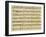 Sheet Music of Accademia D'Amore-null-Framed Giclee Print