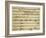 Sheet Music of Il Barcheggio, Symphony-Alessandro Stradella-Framed Giclee Print