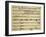 Sheet Music of Il Barcheggio, Symphony-Alessandro Stradella-Framed Giclee Print