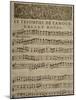 Sheet Music of Il Trionfo Dell'Amore-null-Mounted Giclee Print
