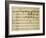 Sheet Music of Lo Schiavo Liberato-null-Framed Giclee Print