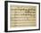 Sheet Music of Lo Schiavo Liberato-null-Framed Giclee Print