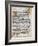 Sheet Music with Mozart's Signature-null-Framed Photographic Print