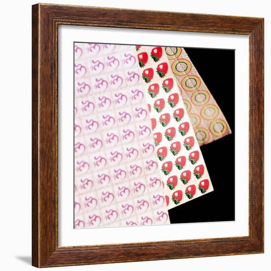 Sheets of LSD (acid) Tabs-Tek Image-Framed Premium Photographic Print