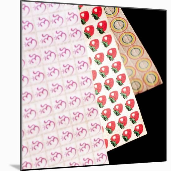 Sheets of LSD (acid) Tabs-Tek Image-Mounted Premium Photographic Print