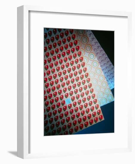 Sheets of LSD (acid) Tabs-Tek Image-Framed Photographic Print