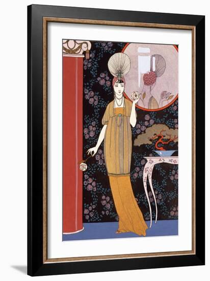 Sheherazade, France, Early 20th Century-Georges Barbier-Framed Giclee Print