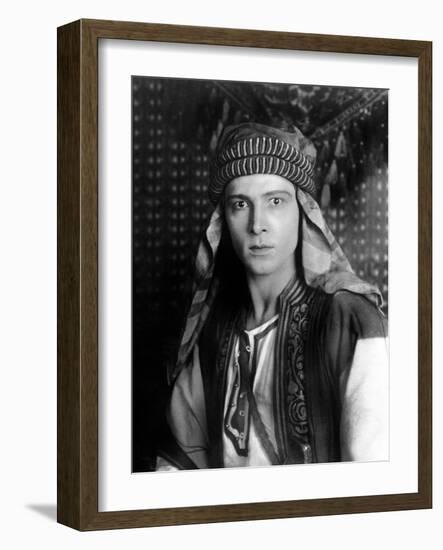 Sheik, Rudolph Valentino, 1921-null-Framed Photo