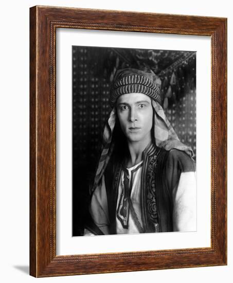 Sheik, Rudolph Valentino, 1921-null-Framed Photo