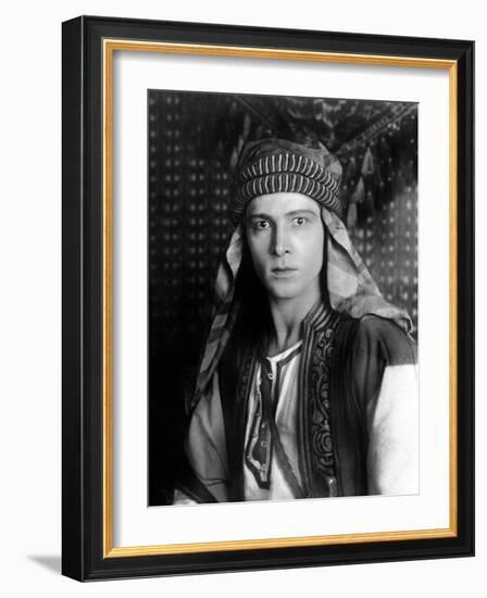 Sheik, Rudolph Valentino, 1921-null-Framed Photo