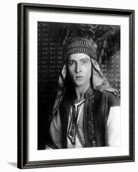 Sheik, Rudolph Valentino, 1921-null-Framed Photo