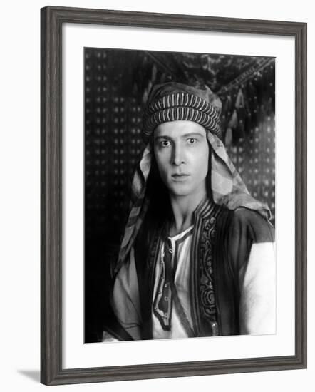 Sheik, Rudolph Valentino, 1921-null-Framed Photo