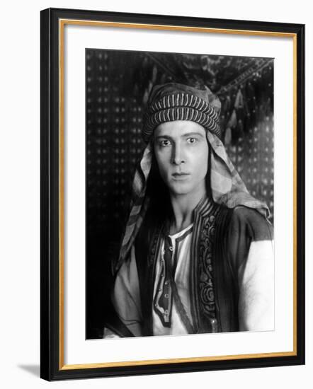 Sheik, Rudolph Valentino, 1921-null-Framed Photo