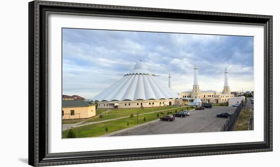 Sheikh Khalifa al Nahyan Mosque, Shymkent, South Region, Kazakhstan, Central Asia, Asia-G&M Therin-Weise-Framed Photographic Print