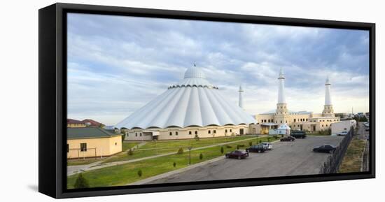 Sheikh Khalifa al Nahyan Mosque, Shymkent, South Region, Kazakhstan, Central Asia, Asia-G&M Therin-Weise-Framed Premier Image Canvas