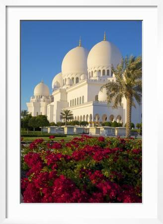 Sheikh Zayed Bin Sultan Al Nahyan Mosque, Abu Dhabi, United Arab Emirates,  Middle East' Photographic Print - Frank Fell | Art.com