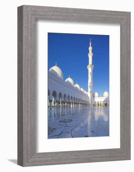 Sheikh Zayed Bin Sultan Al Nahyan Mosque, Abu Dhabi, United Arab Emirates, Middle East-Frank Fell-Framed Photographic Print